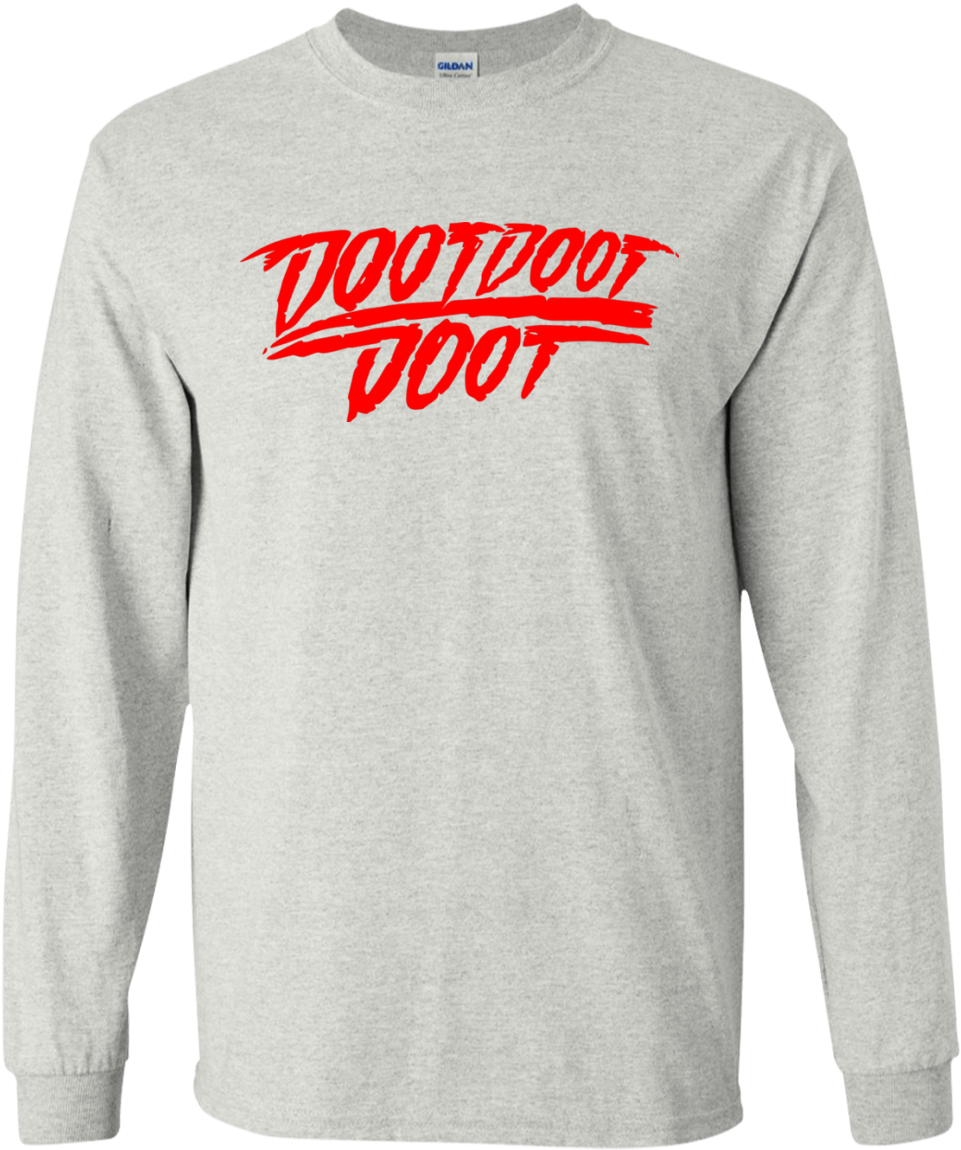Doot Doot Doot Long Sleeve T-shirt (1155x1155), Png Download