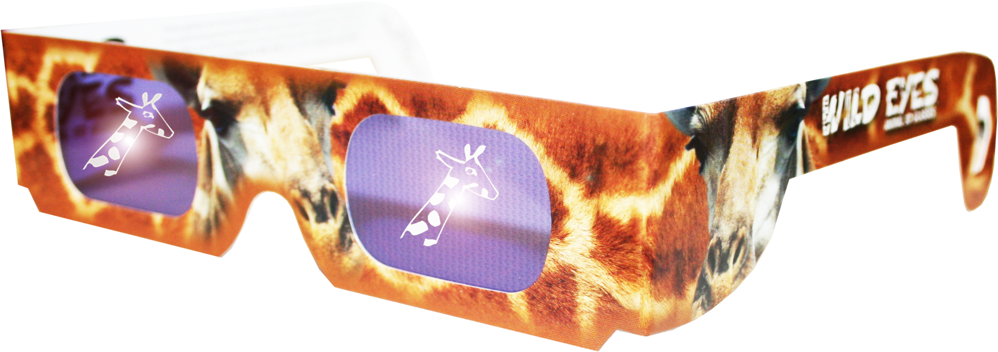 Giraffe- Wild Eyes (2048x773), Png Download