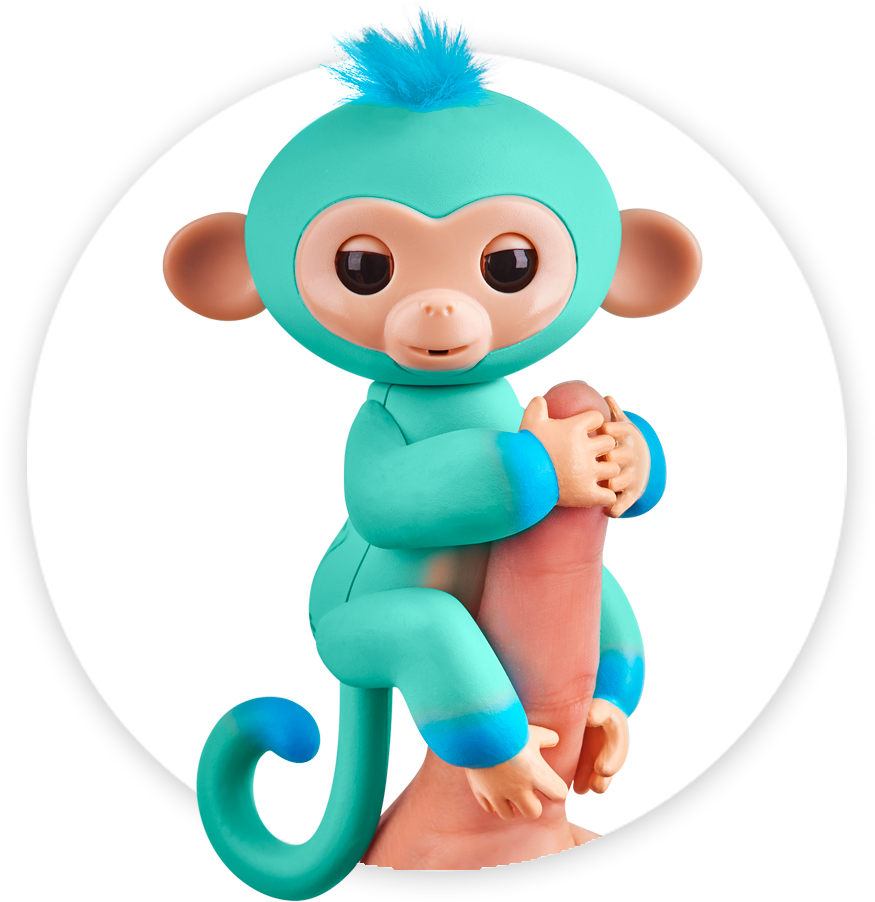 Fingerlings Monkey 2tone Ombre Eddie (920x920), Png Download