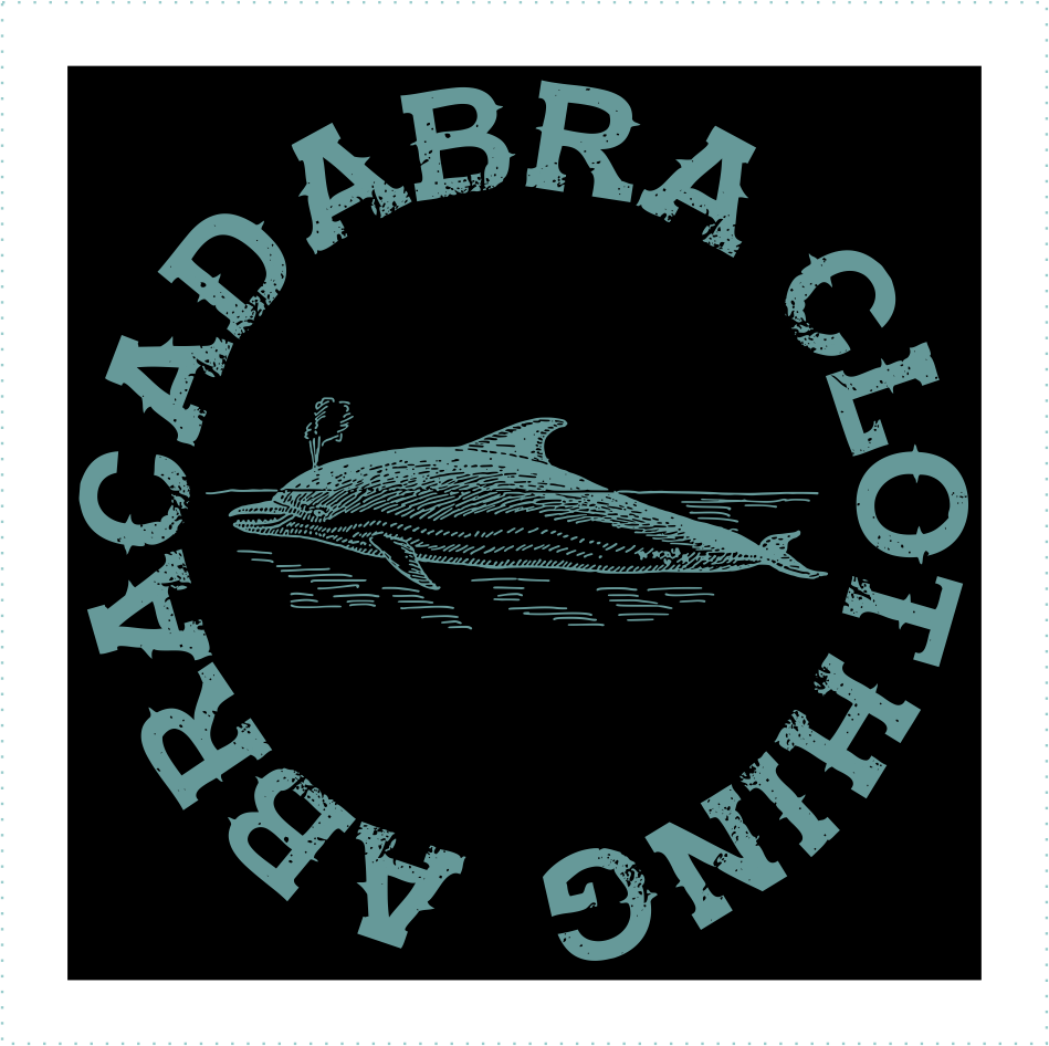 Vintage Dolphin Logo (949x946), Png Download