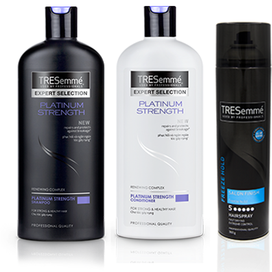 Buy Tresemme Platinum Strength Shampoo, Conditioner, (591x591), Png Download