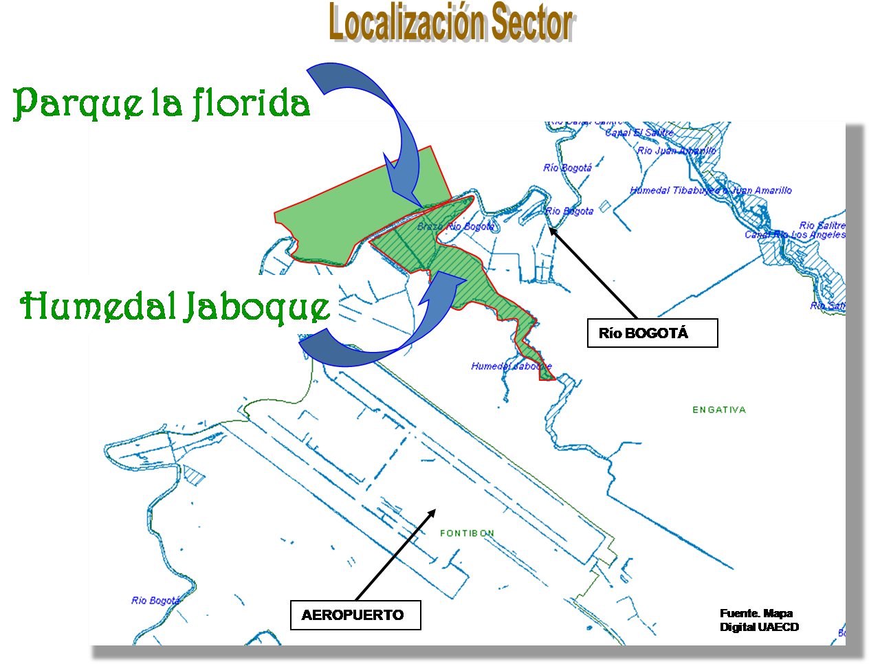 Plano De Ubicación Del Humedal Jaboque (1286x969), Png Download