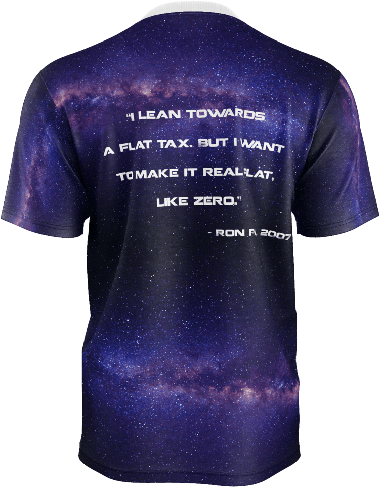 Ron Paul Revolution Galaxy T-shirt (1024x1024), Png Download
