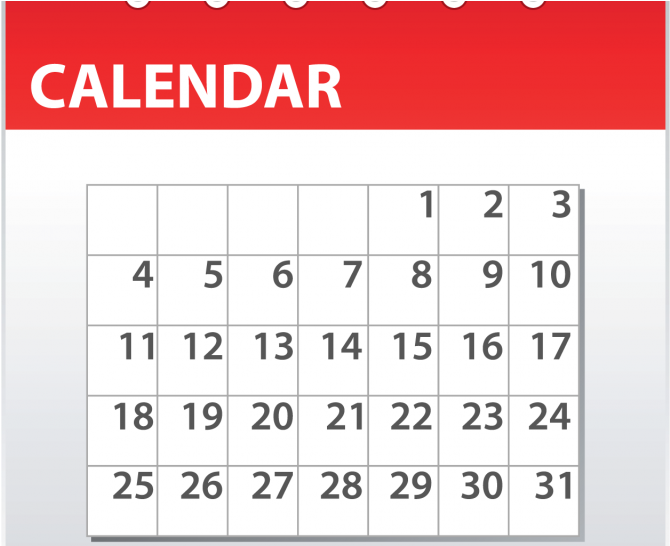 Pre-school 2017/2018 Holiday Calendar (845x545), Png Download