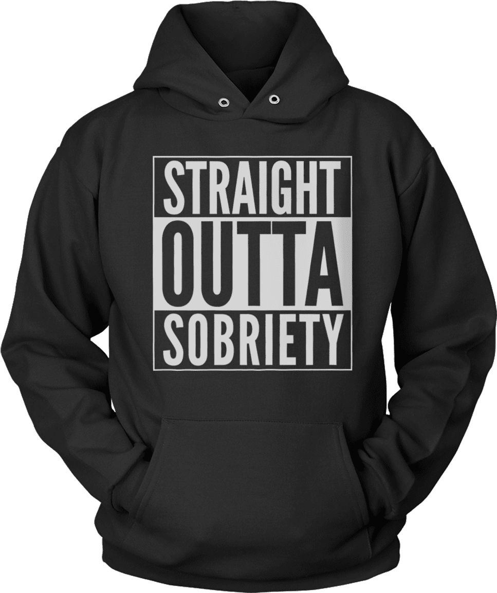 Straight Outta Sobriety (1200x1200), Png Download