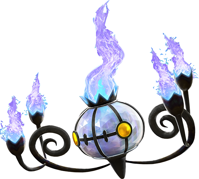 Pokken Chandelure (651x586), Png Download