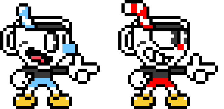 Cuphead And Mugman Alternate (750x410), Png Download