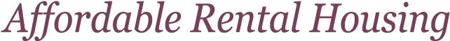 Affordable Rental Housing (1376x550), Png Download
