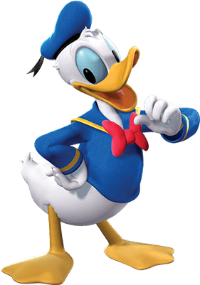 Donald Duck It's Me - Mickey Mouse Clubhouse Characters Png (400x400), Png Download