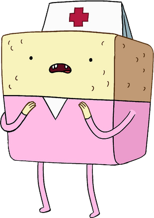 Elemental Clipart Nurse - Nurse Poundcake Adventure Time (310x438), Png Download