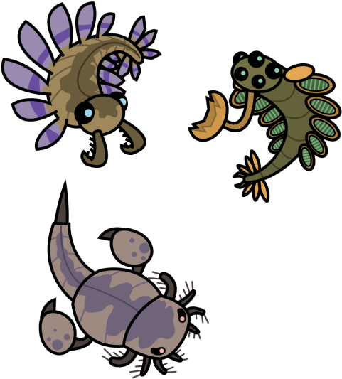 Some Burgess Shale Boys - Eurypterid (500x541), Png Download