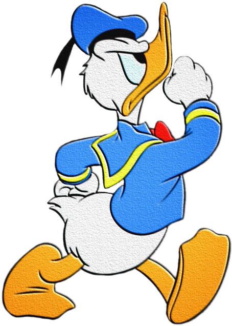 Download Trump Cartoons, Old Cartoons, Disney Cartoons, Walt - Donald Duck  Walking PNG Image with No Background 