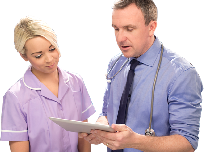 Doctor Png - Nurse And Doctor Png (657x490), Png Download