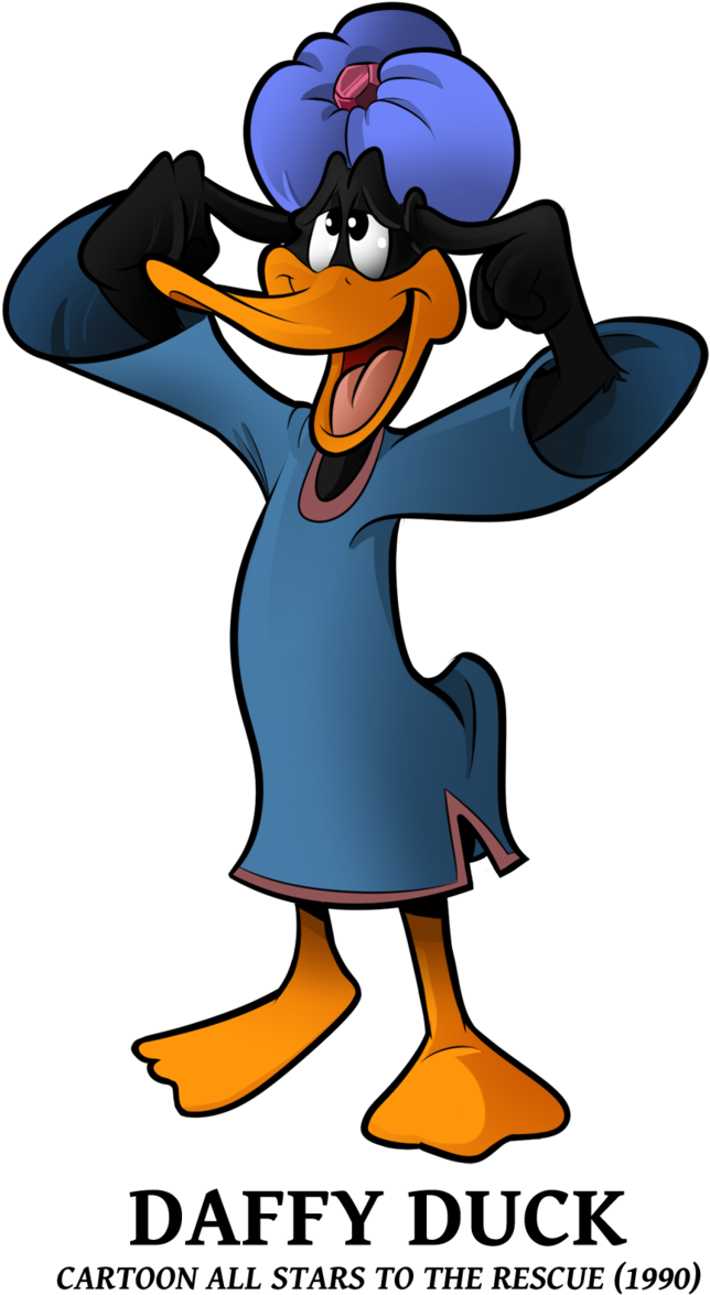 Daffy Duck By Boscoloandrea On Deviantart - Daffy Duck (671x1191), Png Download