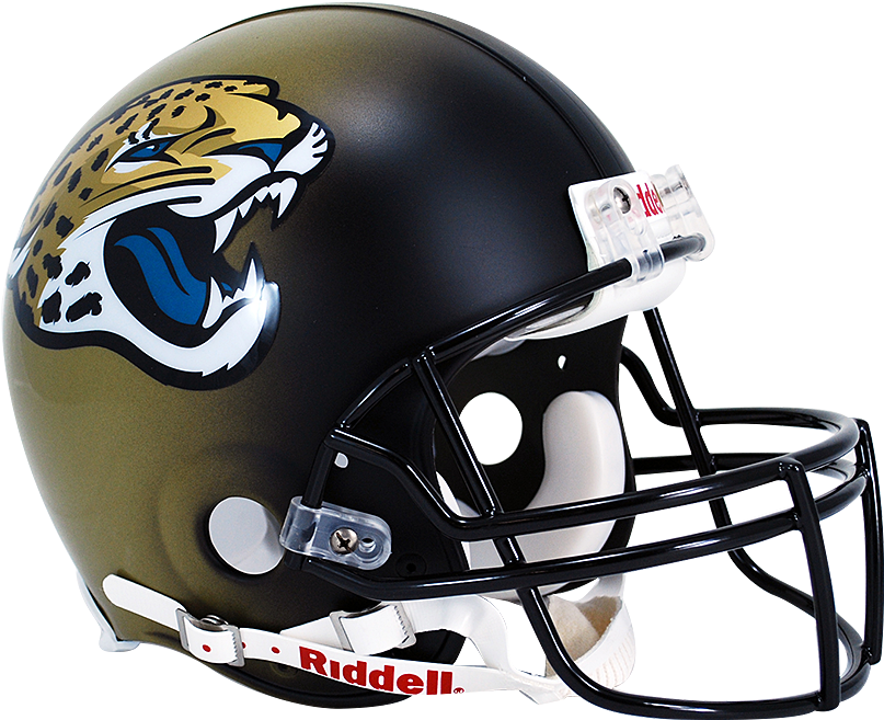 Jacksonville Jaguars Vsr4 Authentic Helmet - Jacksonville Jaguars Logo 2016 (475x429), Png Download