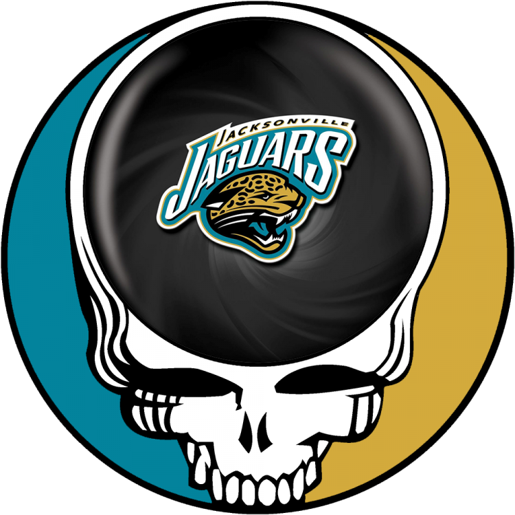 Jacksonville Jaguars Skull Logo Iron On Transfers - Grateful Dead Coloring Pages Free (750x750), Png Download