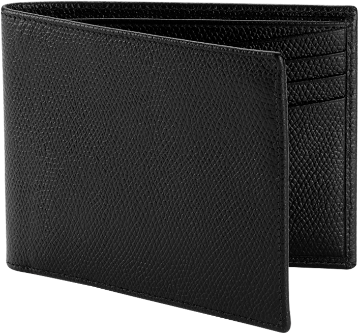 Bill Fold Wallet Png Image - Black Wallet Png (1000x1000), Png Download