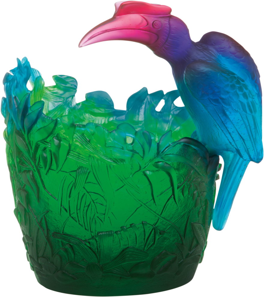 Vase Jungle 35cm 05351 Hd (1000x1433), Png Download