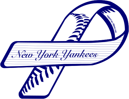 New York Yankees - Als Ribbon (455x350), Png Download