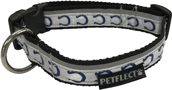 Petflect Indianapolis Colts Dog Collar - Belt (600x352), Png Download