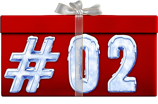 Kissmas Gift - Number (640x360), Png Download
