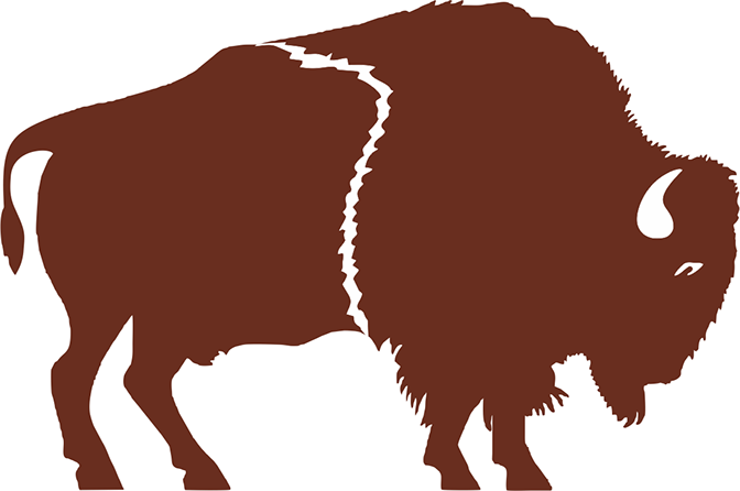 Roaming Buffalo Bar-b-que (672x446), Png Download