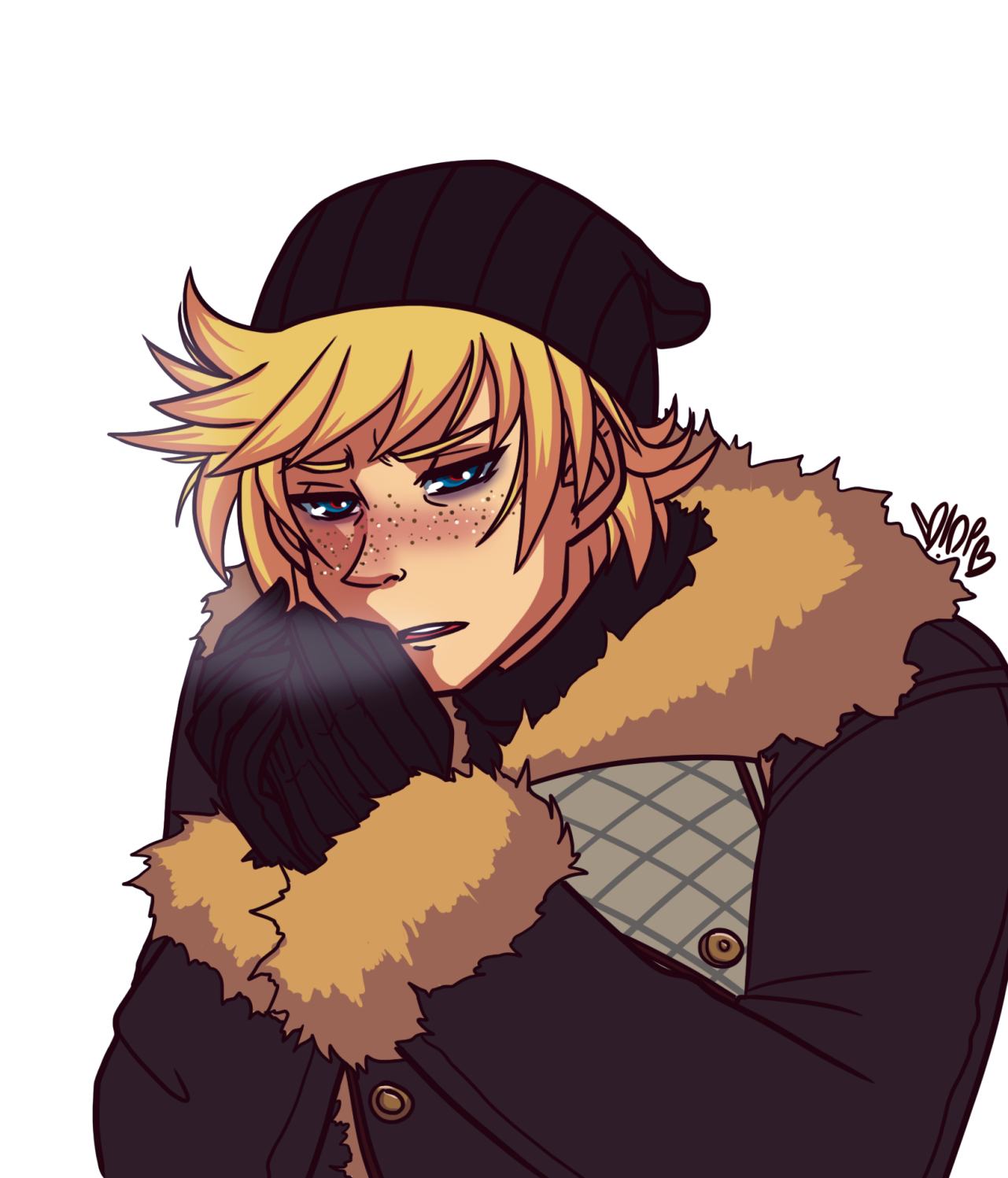 “ Someone Get This Kid Some Hot Chocolate Prompto Pronto - Tumblr (1280x1527), Png Download