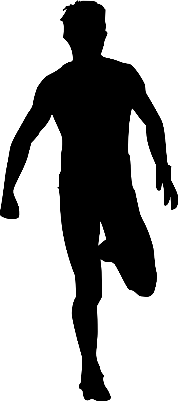 Free Download - Young Woman Naked Silhouette (582x1312), Png Download