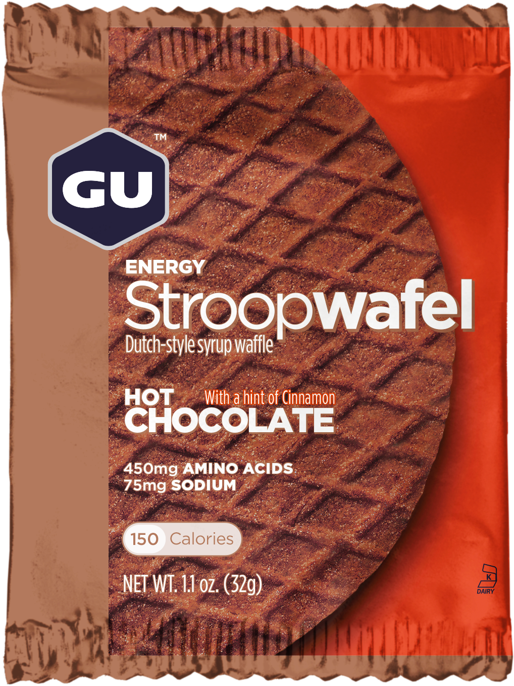 Gu Energy Stroopwafel - Gu Energy - Energy Stroopwafel Box Salted Chocolate (1500x1500), Png Download