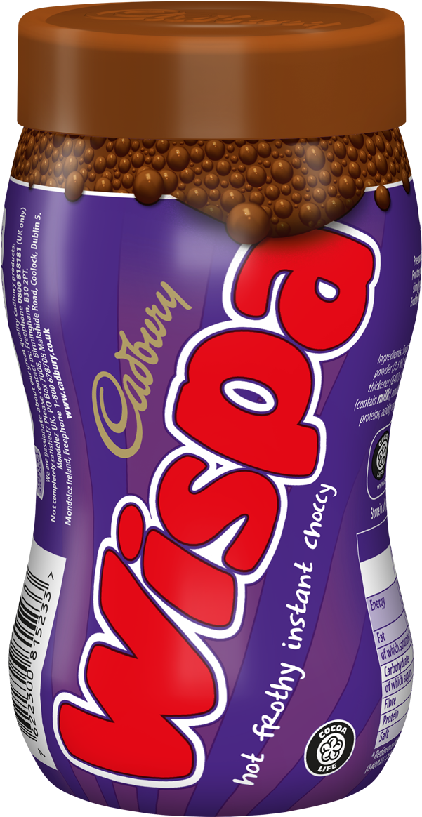 Cadbury Wispa Drinking Chocolate - Cadbury Wispa Hot Chocolate Jar 246g (600x1255), Png Download