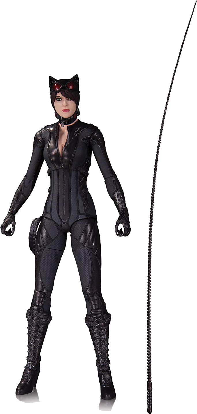Batman Arkham Knight Catwoman Figure (894x1500), Png Download