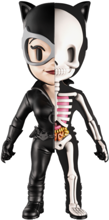 Mighty Jaxx Xxray Dc Golden Age Catwoman Vinyl Figure - Xxray Catwoman (480x480), Png Download