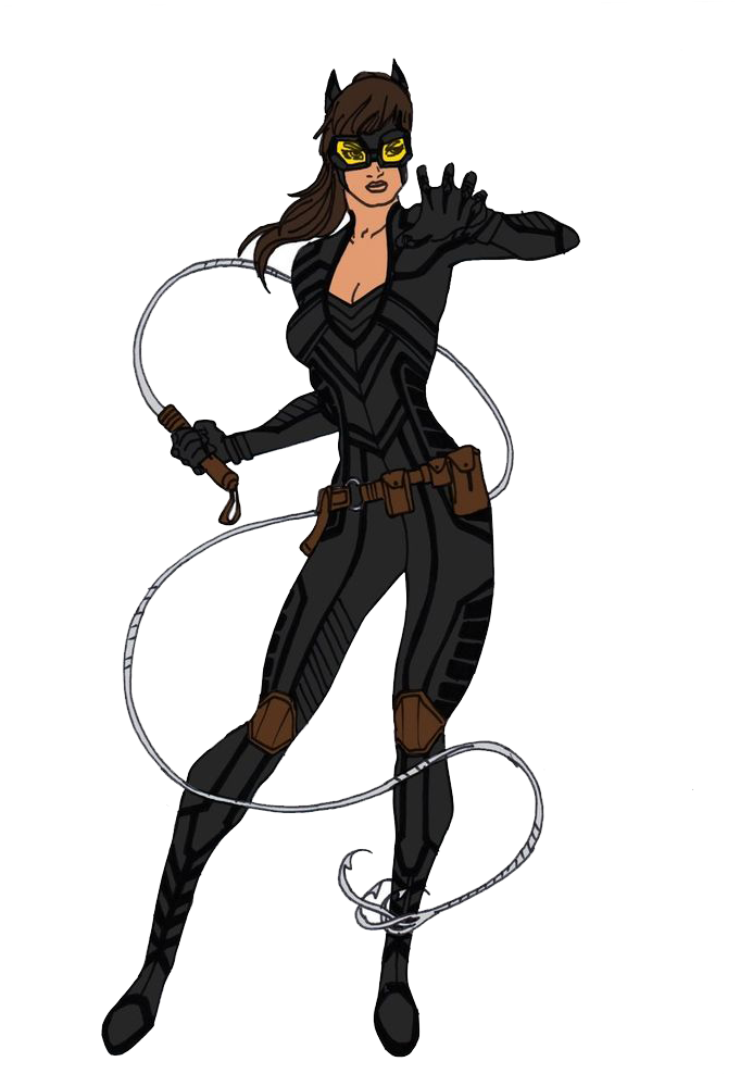 Catwoman Transparent Background - Cat Woman Transparent Png (736x1040), Png Download