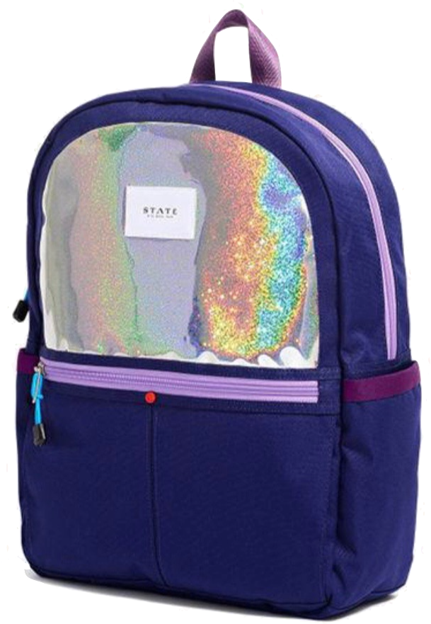 Download Purple Sparkle Backpack Backpack PNG Image with No
