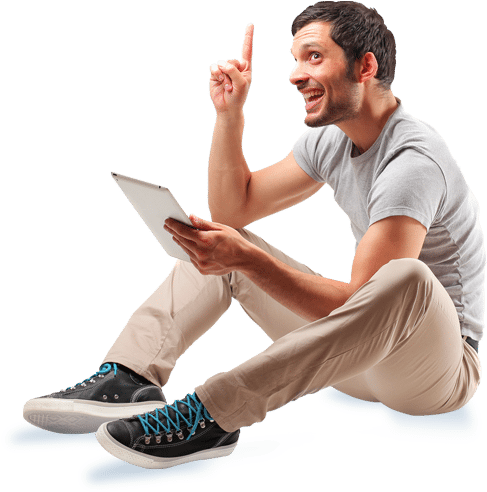 Guy - Personas Leyendo Libros Png (529x503), Png Download