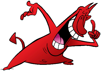 Red Guy - Mucca E Pollo Diavolo (428x300), Png Download