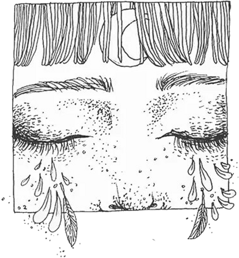 Anime Png Tears Face Freetoedit - Painful Is This Life (1024x1024), Png Download