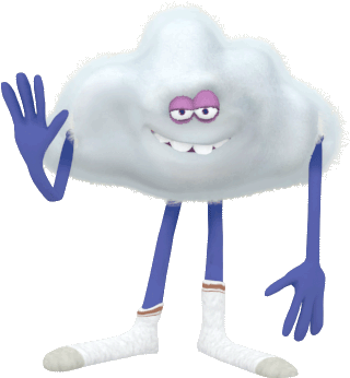Crazy Forest Party - Cloud In Socks Trolls (330x376), Png Download