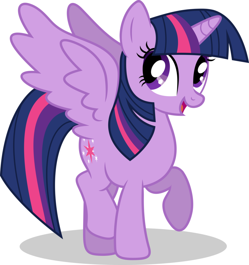 Twilight Sparkle Free Png Image - My Little Pony Fat (868x921), Png Download