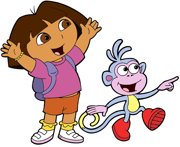 Dora The Explorer Clip Art - Clip Art (600x494), Png Download
