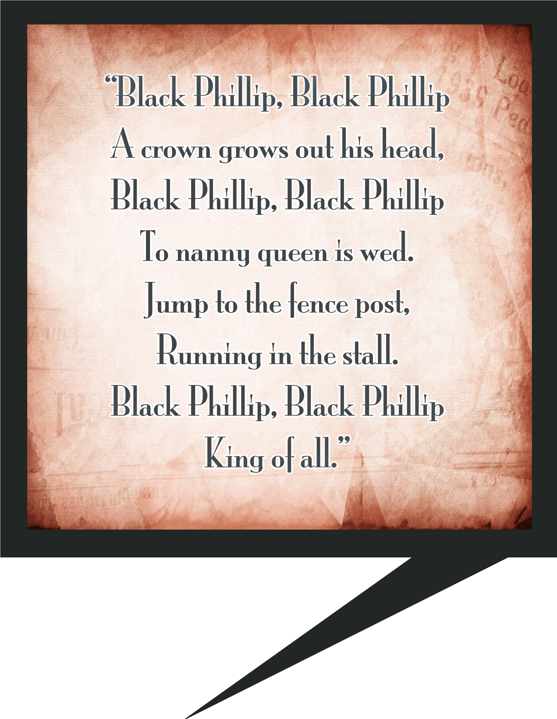 Nursery Song That Children Sing In Film Witch - Film (1800x2400), Png Download