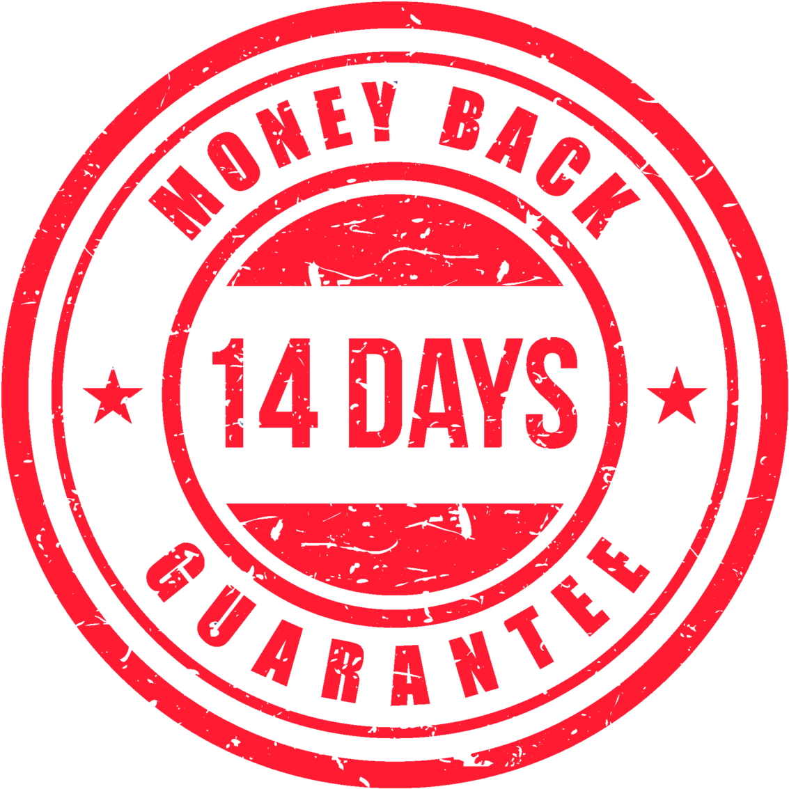 14 Day Money Back Guarantee - 14 Days Money Back Guarantee Png (1500x1500), Png Download