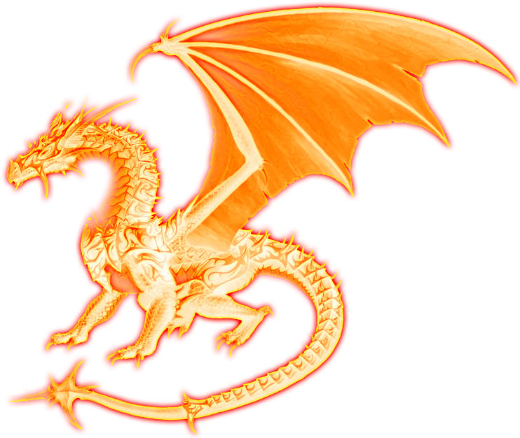 Dragon Png Picture - Fire Dragon Transparent Background (750x625), Png Download