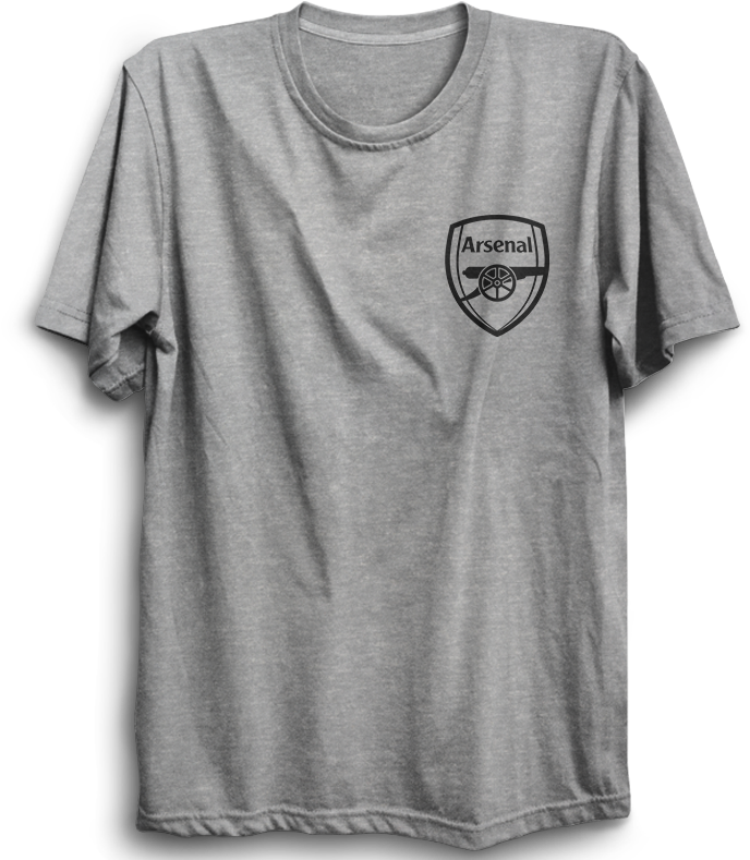 Arsenal -half Sleeve Grey - Fortnite Tshirts (600x600), Png Download
