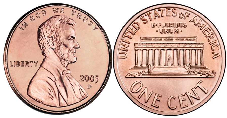 Penny Png Transparent Image - Penny Coin (907x467), Png Download