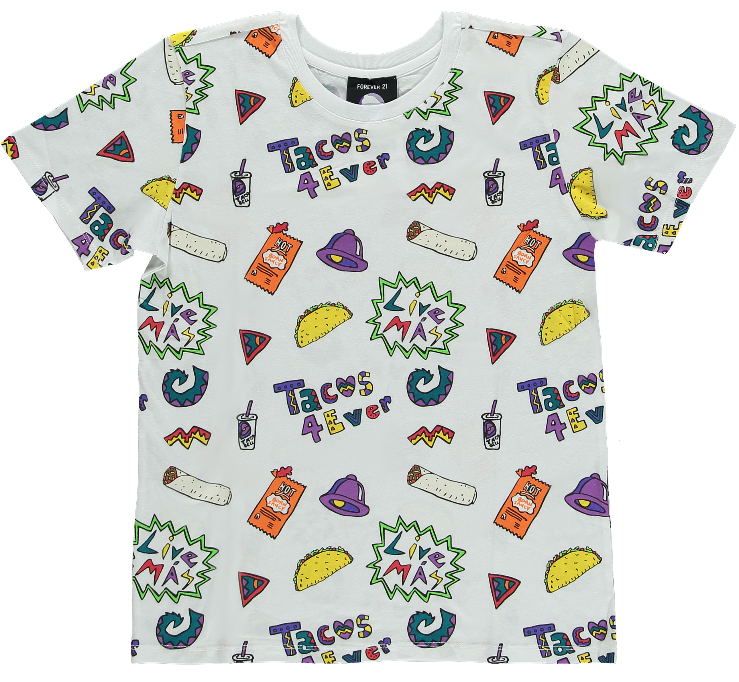What Do Taco Bell X Forever 21 Clothes Look Like The - Forever 21 Taco Bell Clothes (2696x2658), Png Download