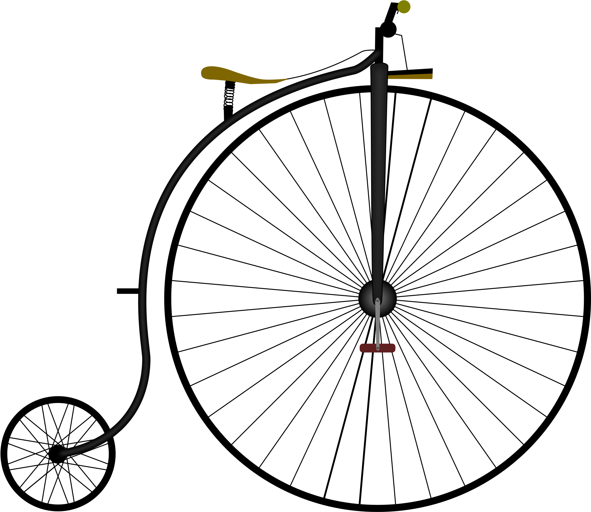 This Free Icons Png Design Of Penny Farthing Bike Grand-bi (2400x2091), Png Download