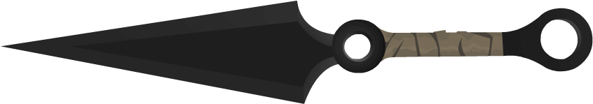 Kunai Drawing Weapon - Kunai Png (863x561), Png Download