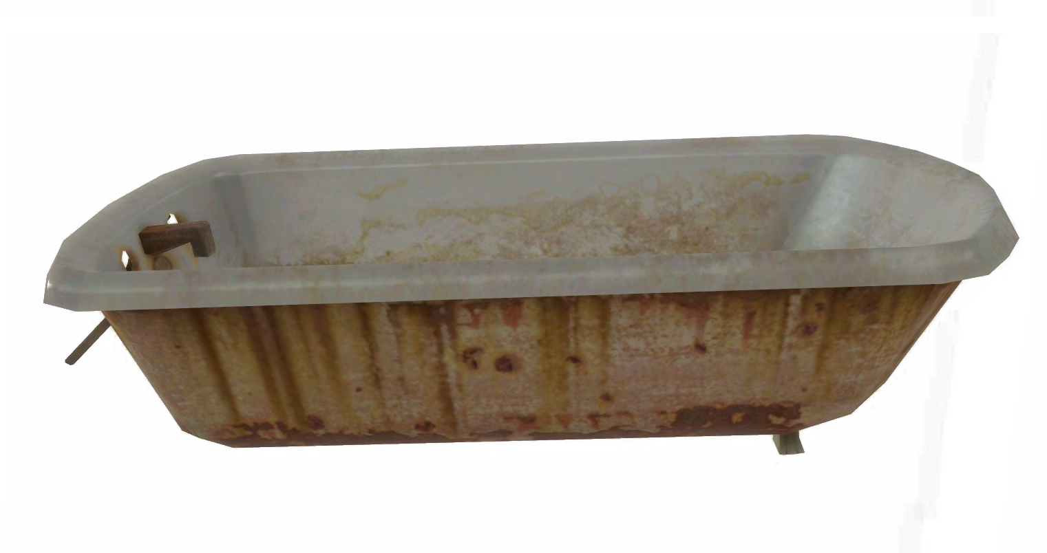 Fo4-bathtub - Bathtub (1521x804), Png Download