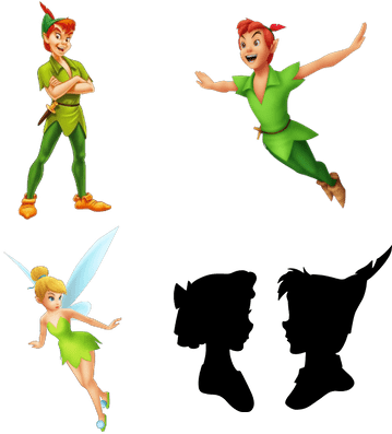 Disney Peter Pan Cardboard Stand-up (400x400), Png Download